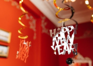 happily embrace the new year